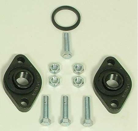 Steel Flange Set, 3/4 NPT